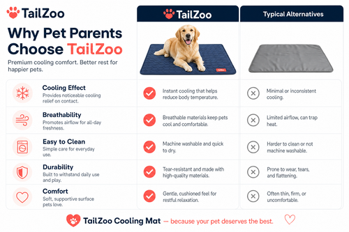 Cooling Pet Mat- Instant Comfort for Hot Summer Days