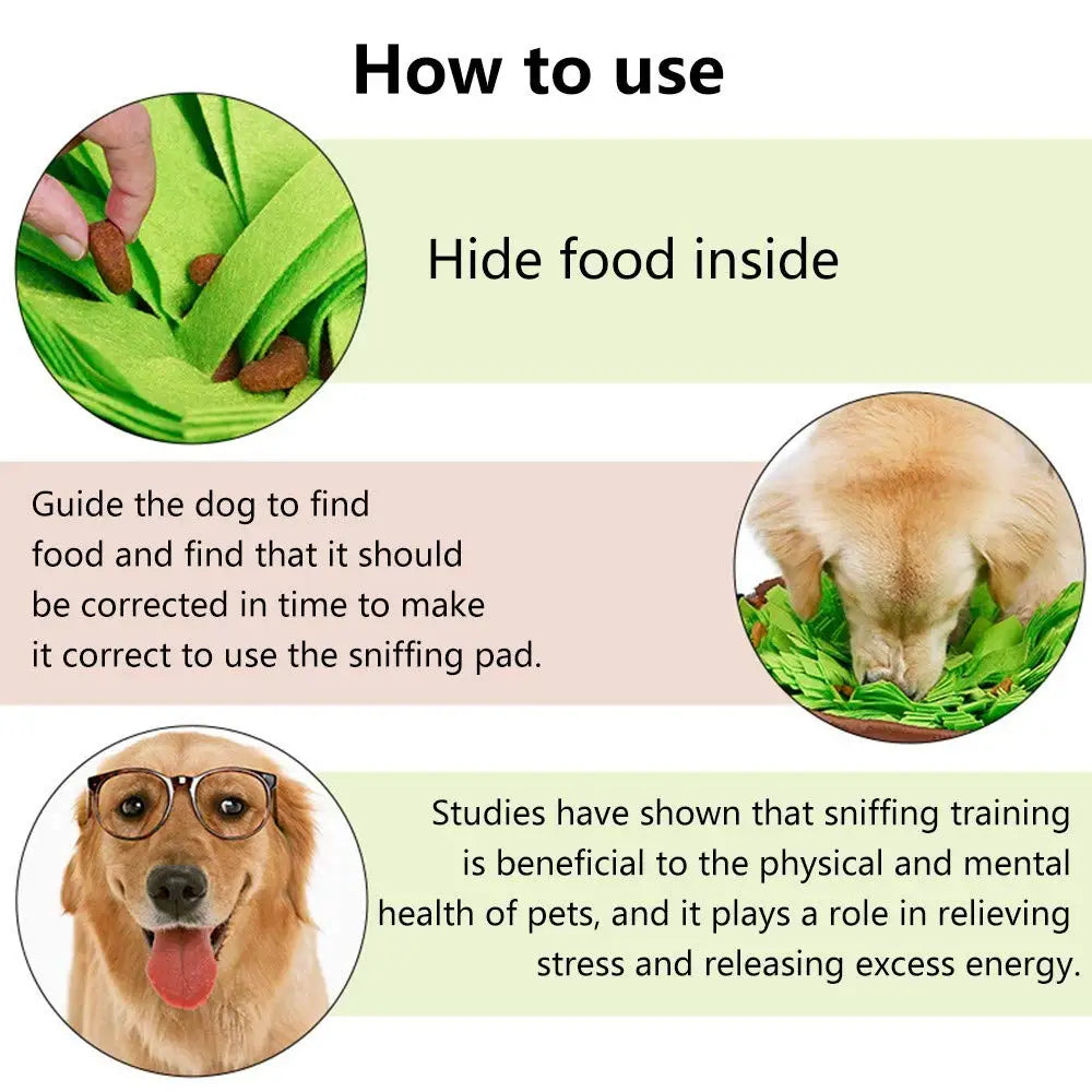 Interactive Snuffle Mat – Slow Feeding & Mental Enrichment for Dogs & Cats