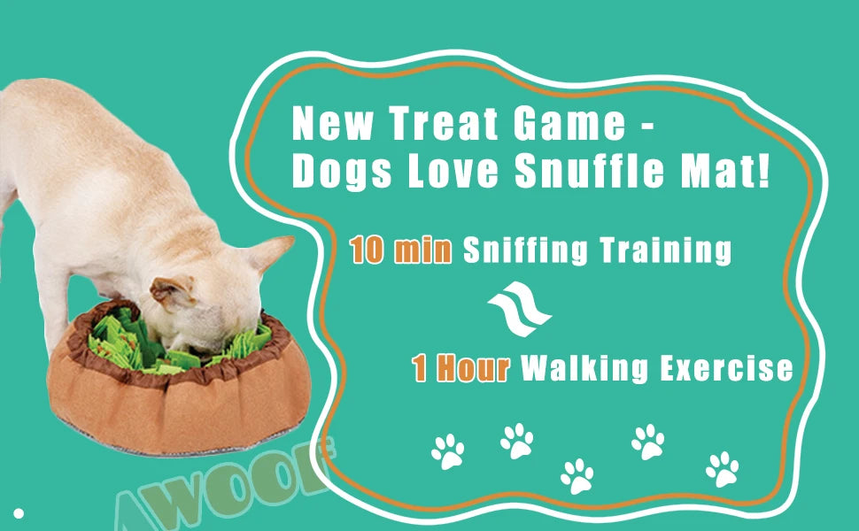 Interactive Snuffle Mat – Slow Feeding & Mental Enrichment for Dogs & Cats