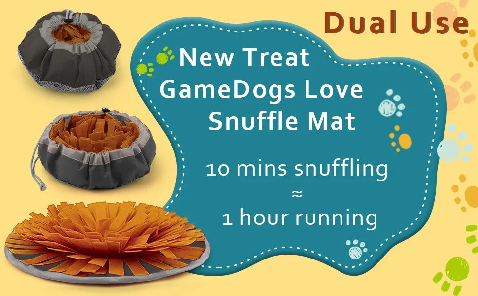 Interactive Snuffle Mat – Slow Feeding & Mental Enrichment for Dogs & Cats