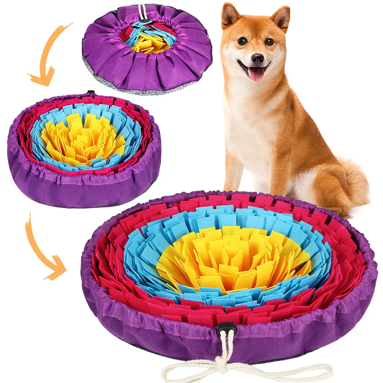 Interactive Snuffle Mat – Slow Feeding & Mental Enrichment for Dogs & Cats