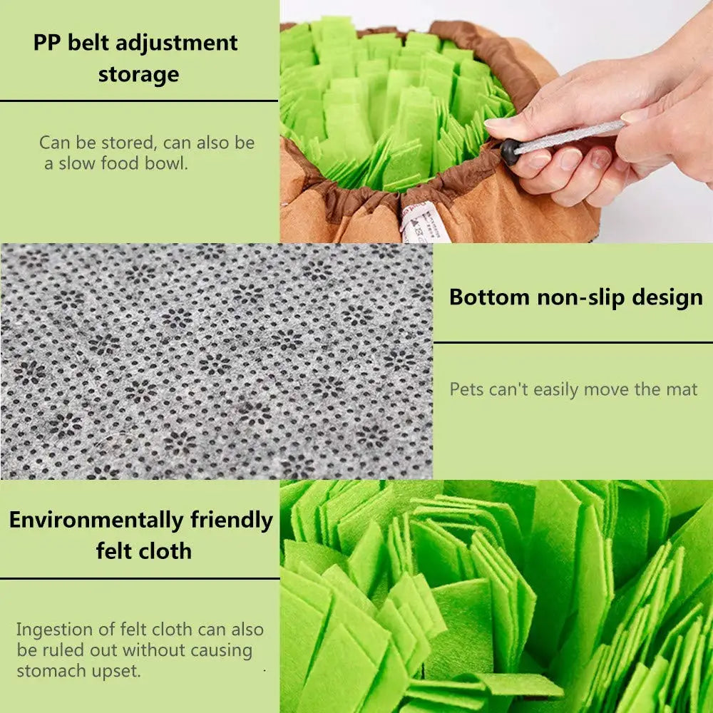 Interactive Snuffle Mat – Slow Feeding & Mental Enrichment for Dogs & Cats